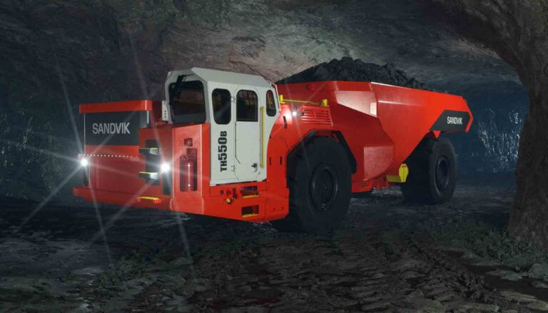 SANDVIK presenta su nuevo camión eléctrico BEV de 50 toneladas