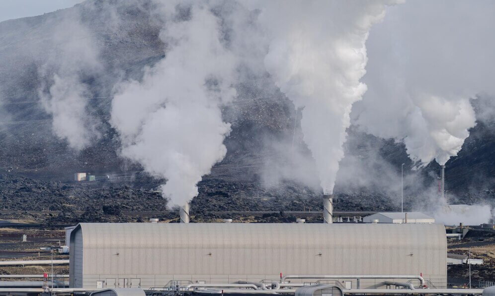 planta geotermica humo islandia  