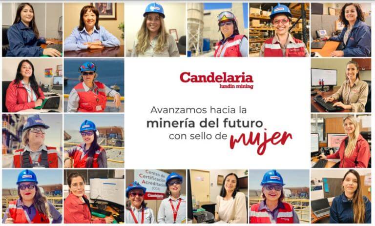 Minera Candelaria felicita a las mujeres en su día como un pilar fundamental de la compañía