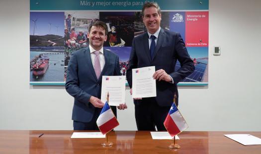 Chile y Francia acordaron trabajo bilateral para desarrollar el hidrógeno verde