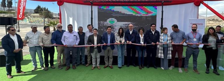 Minera Candelaria y Junta de Vigilancia del Río Copiapó inauguraron obras para llevar agua a Parque Kaukari