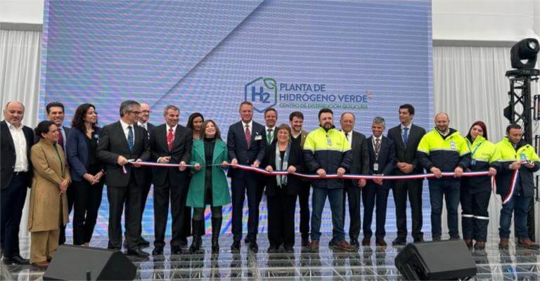 Inauguran en Quilicura la primera planta industrial de Hidrogeno Verde de Latinoamérica