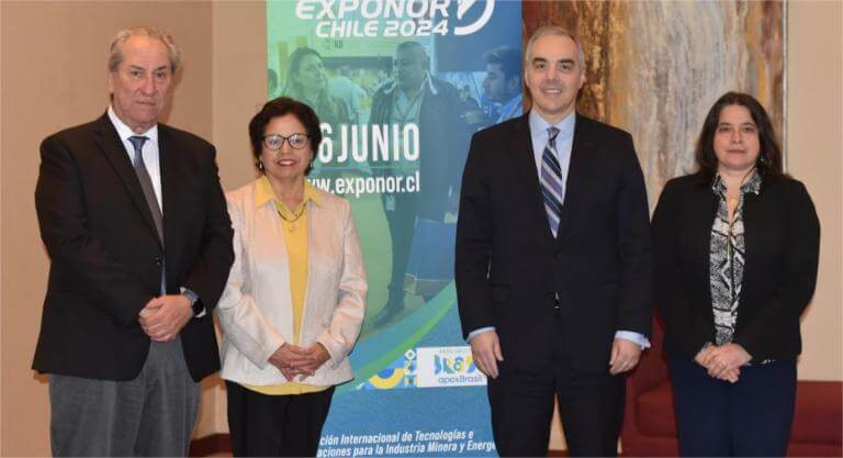 Ministra de Minería, AIA y el embajador de Brasil anunciaron la Exponor 2024