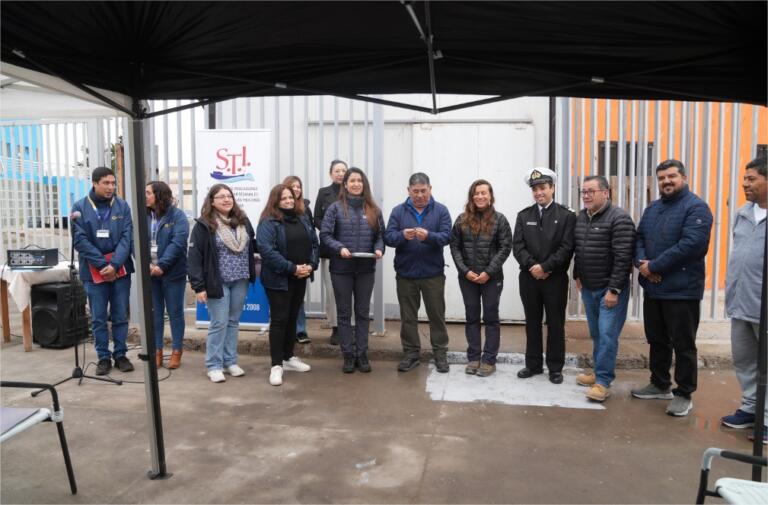 Sindicato Falucheros de Caldera inauguró obras de remodelación de su planta elaboradora de hielo en escamas