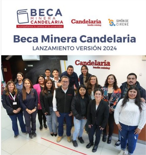 Abrió postulaciones la Beca Minera Candelaria 2024 para educación superior