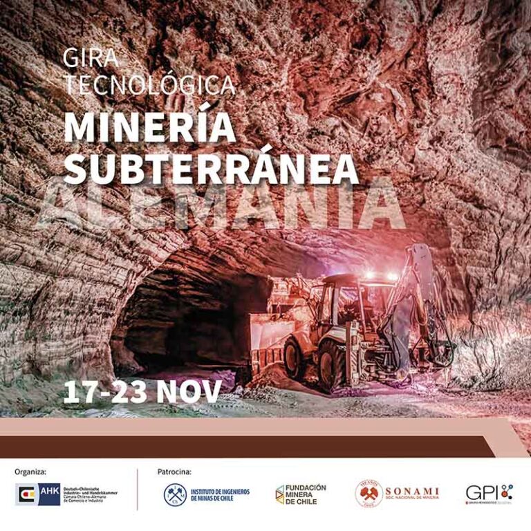 Inscríbete a la “Gira Tecnológica: Minería Subterránea a Alemania”