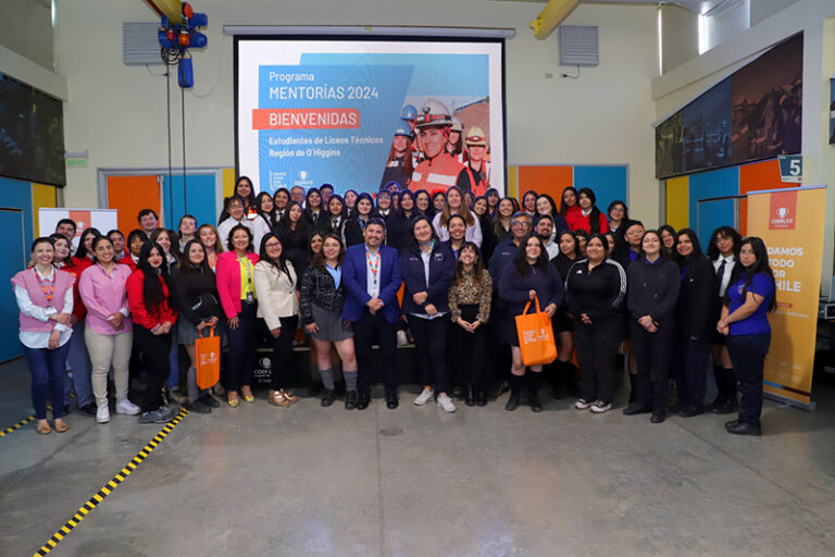 Alumnas de la región de O´Higgins harán pasantía en la división de El Teniente