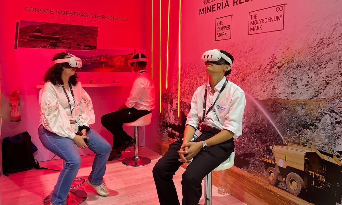 Lundin Mining presentó experiencia inmersiva e innovación minera en Expomin 2025