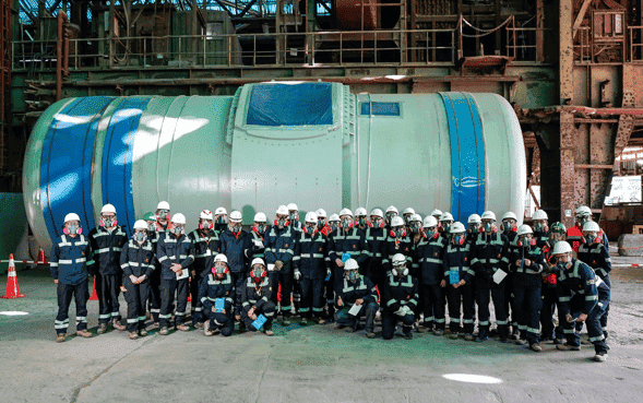 Codelco moderniza Ventanas con horno rotatorio de última generación