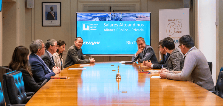ENAMI y Rio Tinto avanzan en histórico contrato de litio Salares Altoandinos