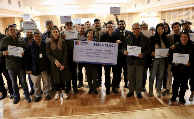 Gobierno entrega más de $420 millones para fortalecer la pequeña minería en Coquimbo