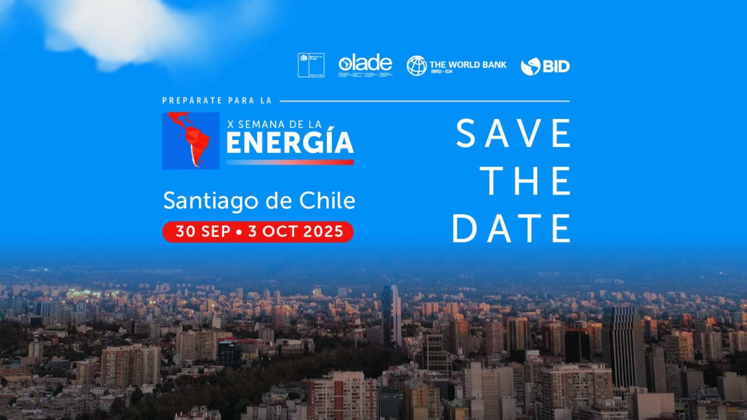 Santiago será sede de la X Semana de la Energía de Olade, el mayor encuentro regional del sector