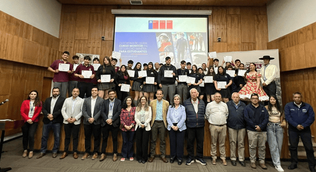 Sernageomin Maule certifica a 29 estudiantes en curso pionero de seguridad minera