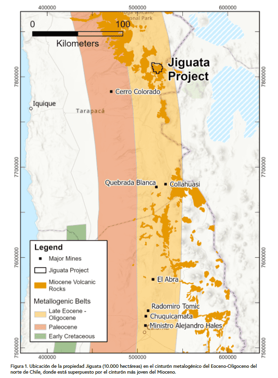 Tribeca Resources firma acuerdo para adquirir el 100% del proyecto de cobre Jiguata en el norte de Chile