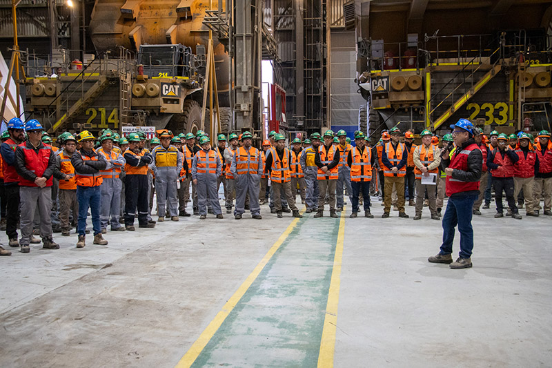 “Pausa por la Vida”: Distrito Candelaria Lundin Mining detuvo momentáneamente sus operaciones para hablar sobre seguridad