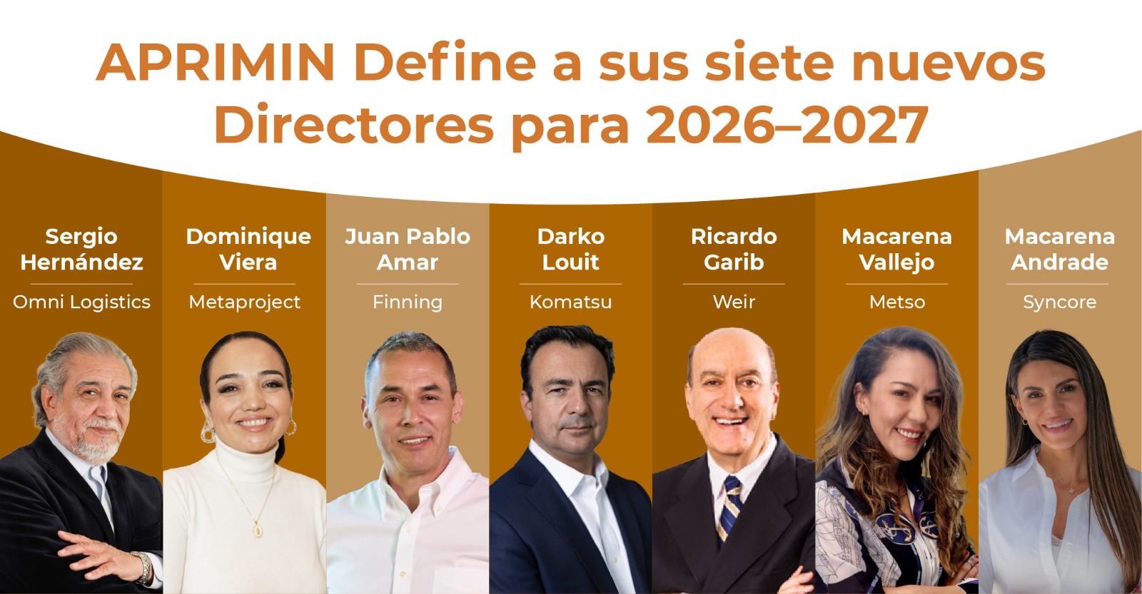 APRIMIN elige a sus siete nuevos directores para el periodo 2026–2027