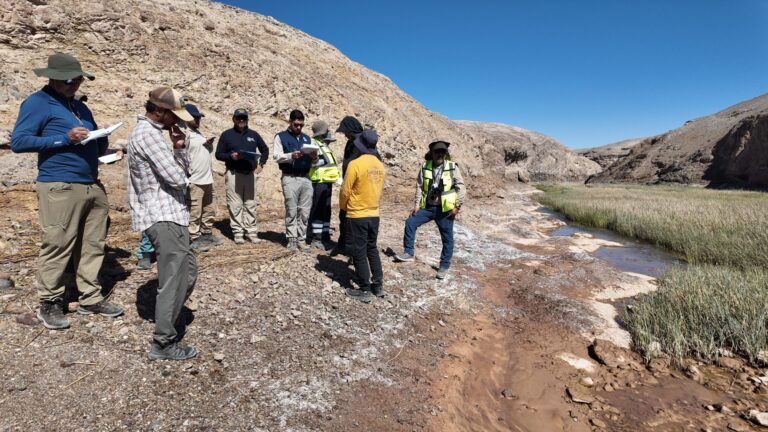 Primer Tribunal Ambiental inspecciona en terreno el humedal urbano del Río Loa tras reclamaciones de particular y SQM