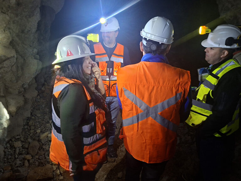 Seremi de Minería de O’Higgins y diputado Ugarte recorren mina Yoya en Chancón y abordan desafíos de la pequeña minería
